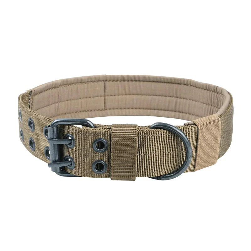 2" Wide Heavy Duty Nylon Dog Collar with Metal Buckle