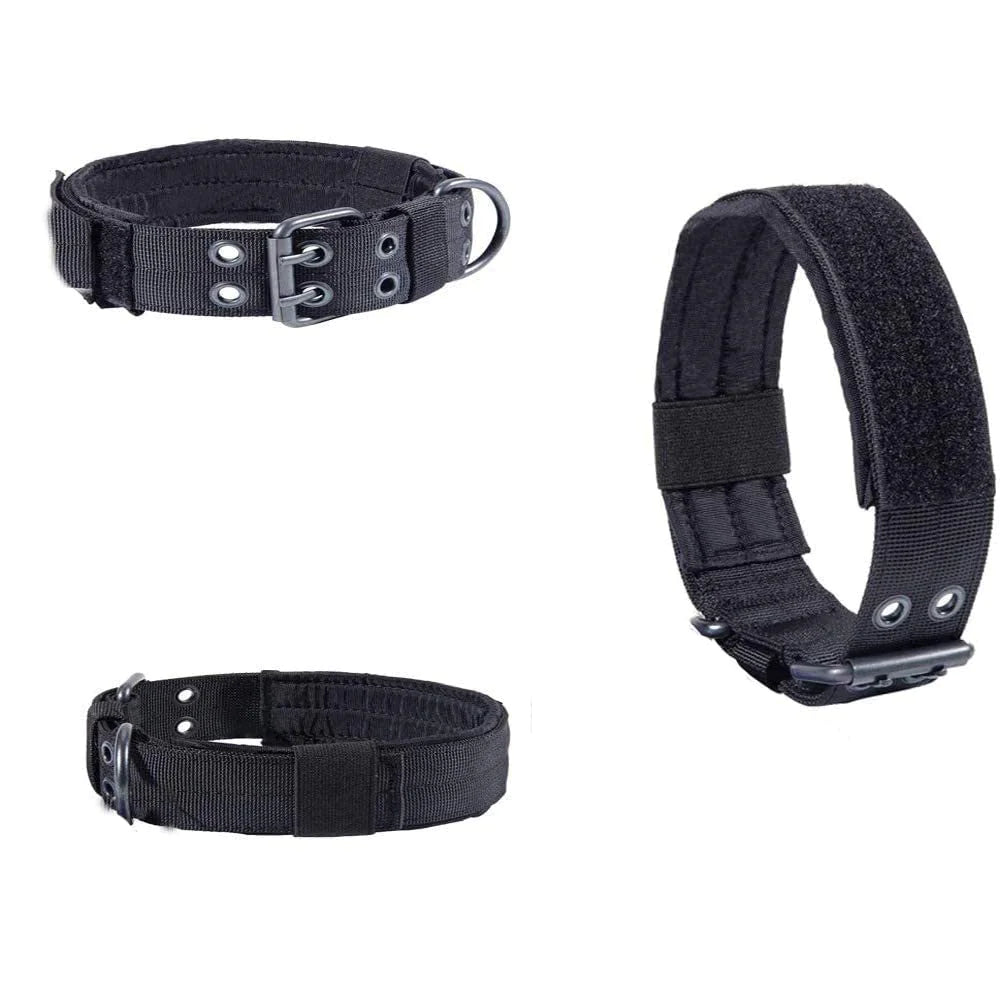 2" Wide Heavy Duty Nylon Dog Collar with Metal Buckle