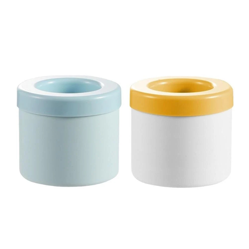 Silicone Cylinder Ice Maker Bucket