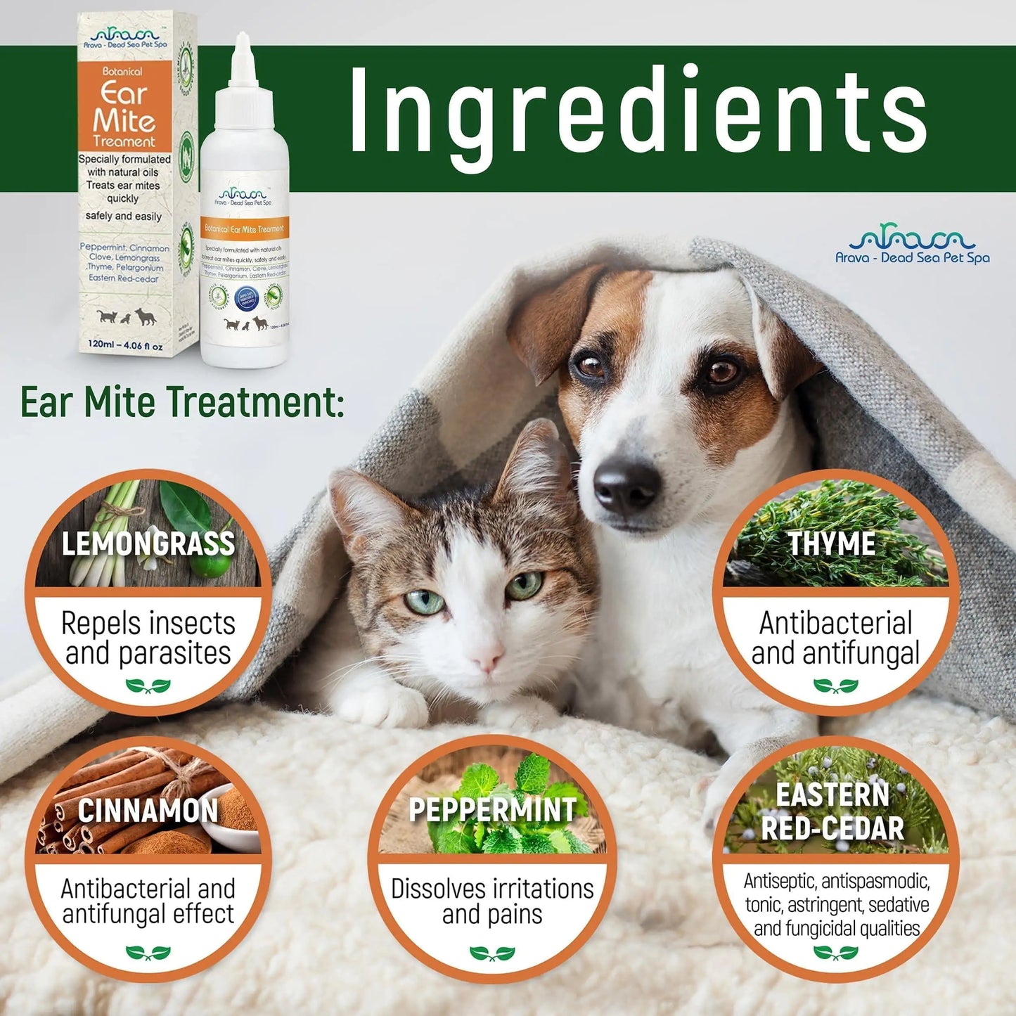 Natural Ear Mite Treatment for Pets