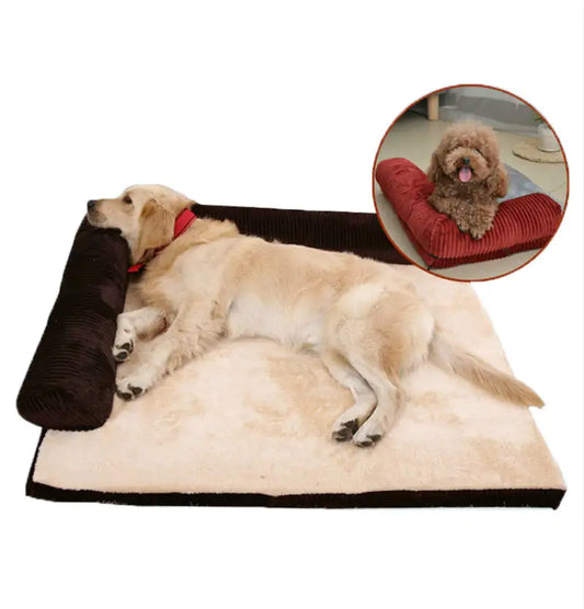 Corduroy Pet Dog Bed