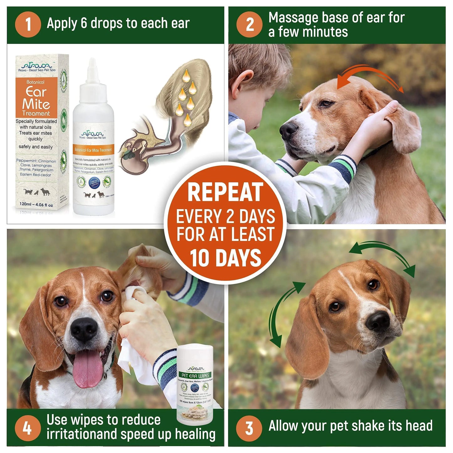 Natural Ear Mite Treatment for Pets