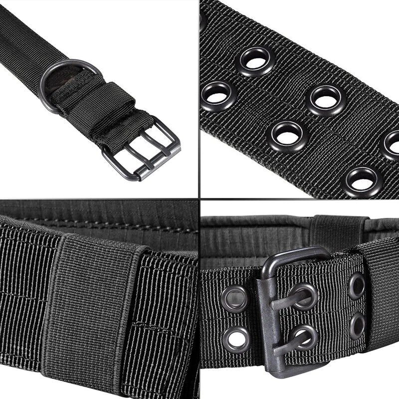 2" Wide Heavy Duty Nylon Dog Collar with Metal Buckle