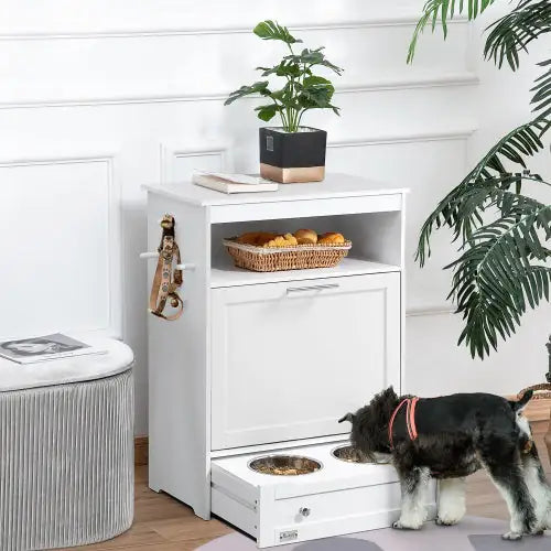 Pet Feeder Station White