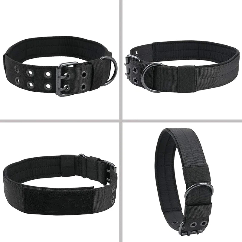 2" Wide Heavy Duty Nylon Dog Collar with Metal Buckle