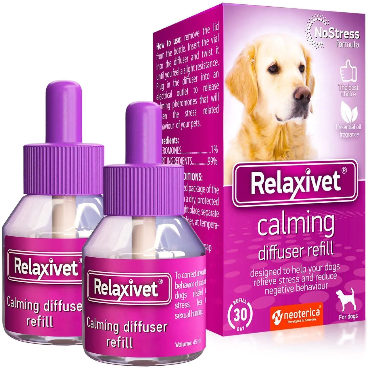 Dog Calming Diffuser Refill 2 Pack