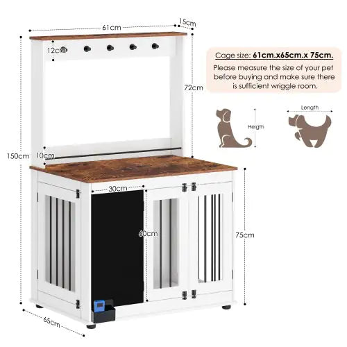 Double Door Crate Interior Furniture